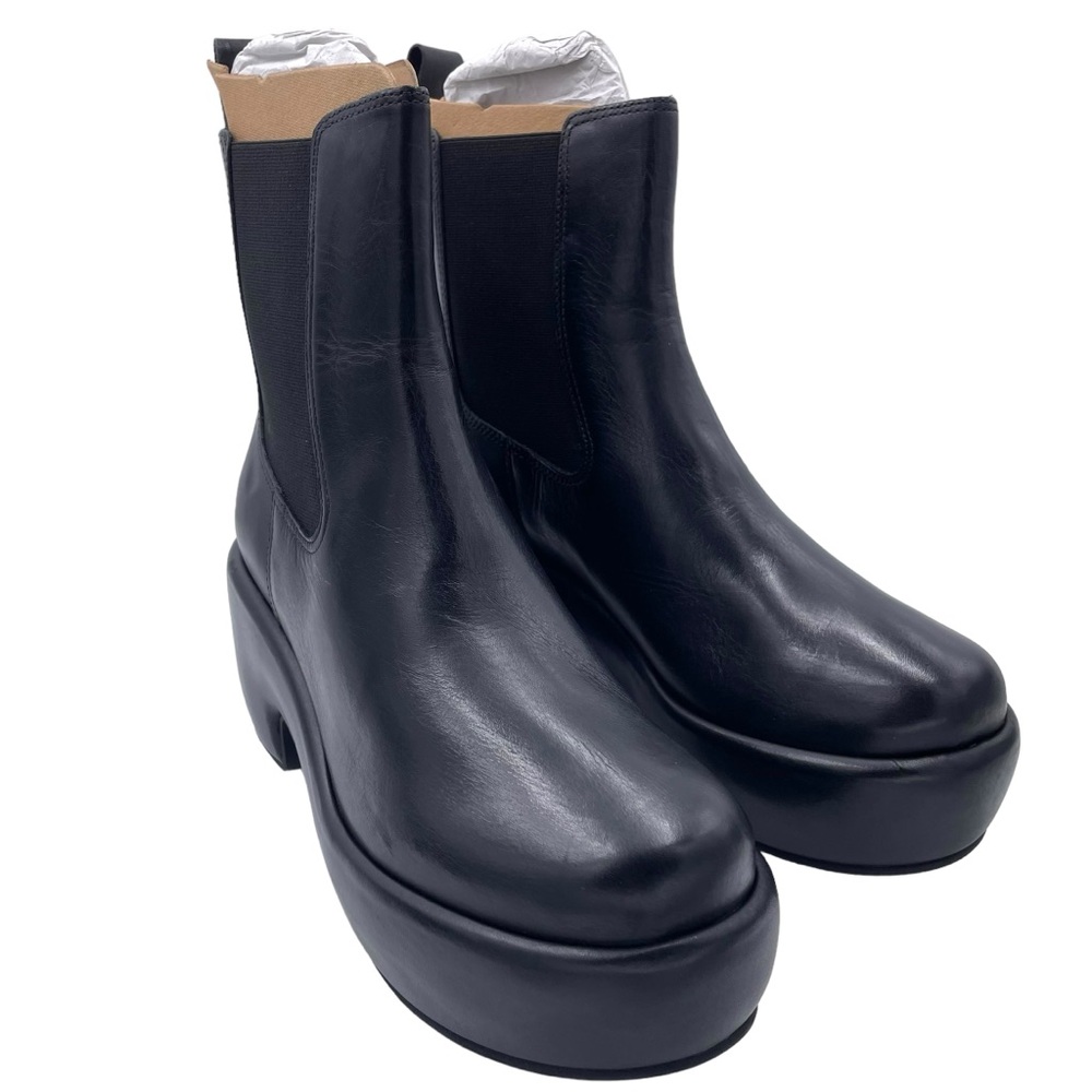 NEW Everlane Black‎ Puffa Chunky Platform Y2K 90s Short Boot in Size 10 - Picture 5 of 16